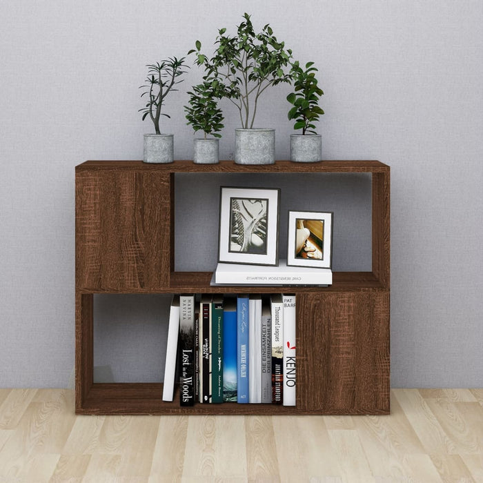 Bibliotecă/Separator de cameră, stejar maro, 80x24x63 cm - WALTI WALTI