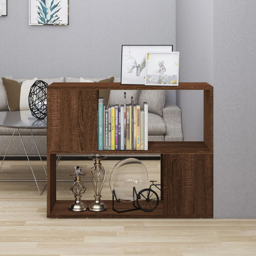 Bibliotecă/Separator de cameră, stejar maro, 80x24x63 cm - WALTI WALTI