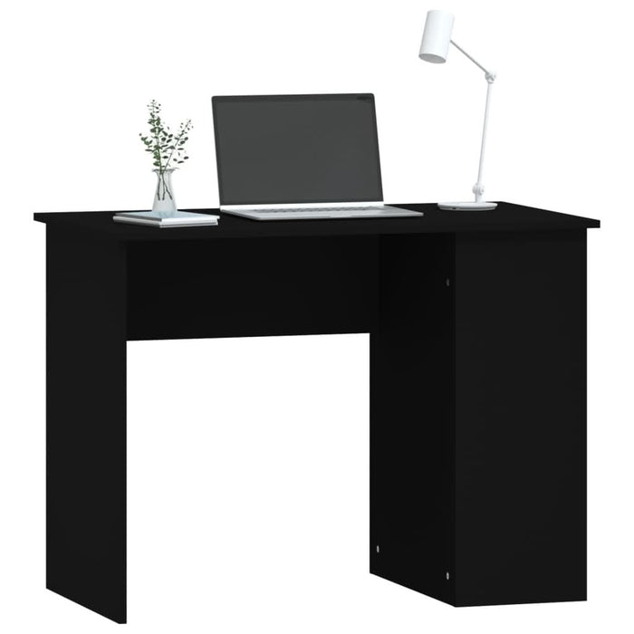 Birou, negru, 100x55x75 cm, lemn prelucrat - WALTI WALTI