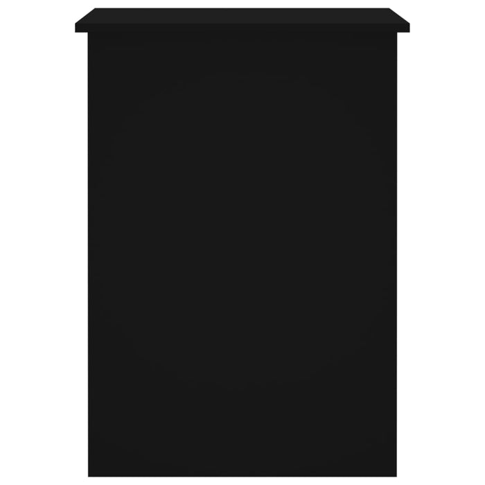 Birou, negru, 100x55x75 cm, lemn prelucrat - WALTI WALTI