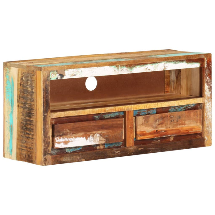 Comode TV, 2 buc., 88x30x40 cm, lemn masiv reciclat - WALTI WALTI