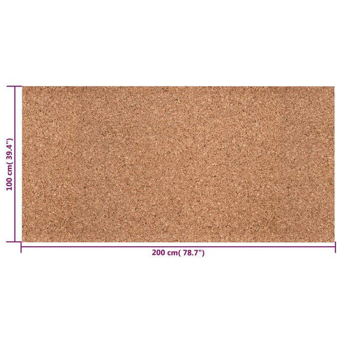 Rola de plută Maro 100 x 200 x 0,2 cm Plută - WALTI WALTI
