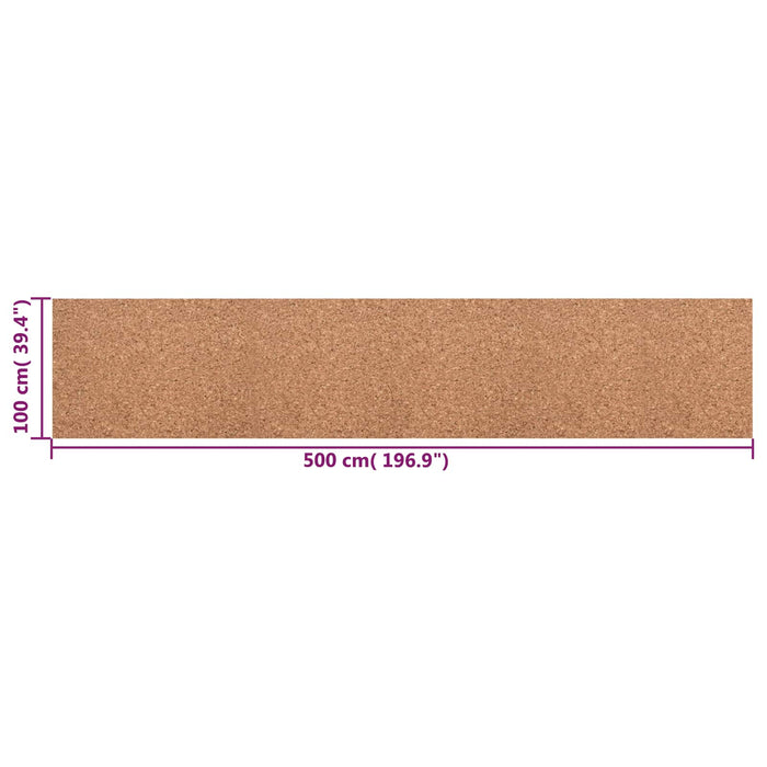 Rola de plută Maro 100 x 500 x 0,5 cm Plută - WALTI WALTI