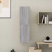 Dulap TV montat pe perete, gri sonoma, 30,5x30x110 cm - WALTI WALTI