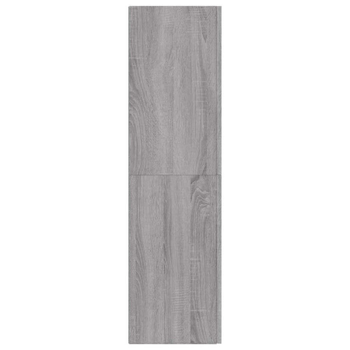Dulap TV montat pe perete, gri sonoma, 30,5x30x110 cm - WALTI WALTI