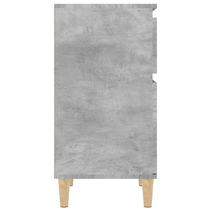 Noptieră, gri beton, 40x35x70 cm - WALTI WALTI