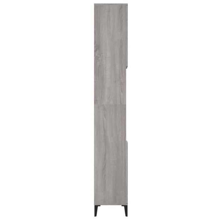 Dulap de baie, gri sonoma, 30x30x190 cm, lemn prelucrat - WALTI WALTI