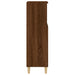 Dulap de baie, stejar maro, 30x30x100 cm, lemn prelucrat - WALTI WALTI