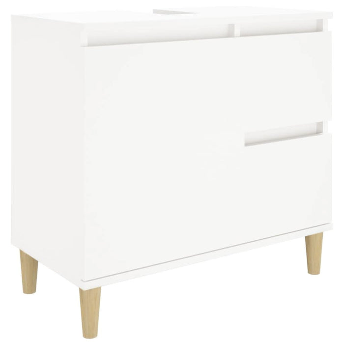 Dulap de baie, alb, 65x33x60 cm, lemn prelucrat - WALTI WALTI