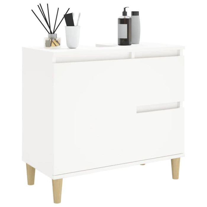Dulap de baie, alb, 65x33x60 cm, lemn prelucrat - WALTI WALTI