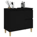 Dulap de baie, negru, 65x33x60 cm, lemn prelucrat - WALTI WALTI