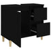 Dulap de baie, negru, 65x33x60 cm, lemn prelucrat - WALTI WALTI