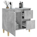 Dulap de baie, gri beton, 65x33x60 cm, lemn prelucrat - WALTI WALTI