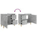 Dulap de baie, gri beton, 65x33x60 cm, lemn prelucrat - WALTI WALTI