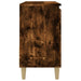 Dulap de baie, stejar afumat, 65x33x60 cm, lemn prelucrat - WALTI WALTI