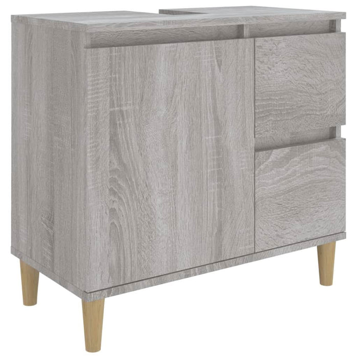 Dulap de baie, gri sonoma, 65x33x60 cm, lemn prelucrat - WALTI WALTI