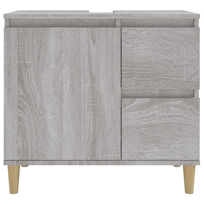Dulap de baie, gri sonoma, 65x33x60 cm, lemn prelucrat - WALTI WALTI