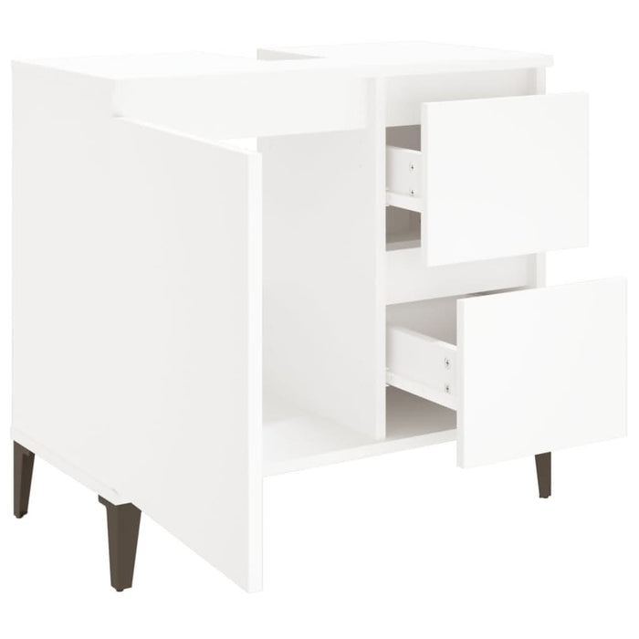 Dulap de baie, alb, 65x33x60 cm, lemn prelucrat - WALTI WALTI