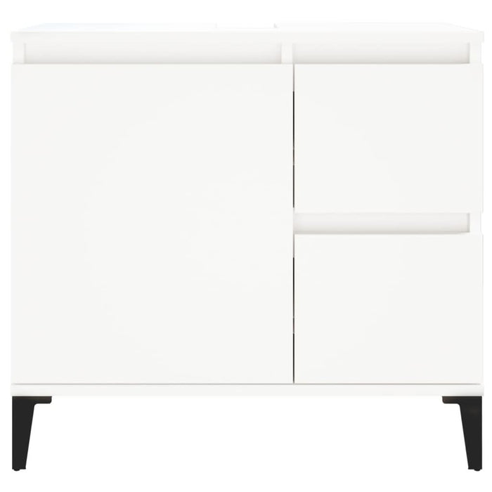 Dulap de baie, alb, 65x33x60 cm, lemn prelucrat - WALTI WALTI