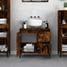 Dulap de baie, stejar afumat, 65x33x60 cm, lemn prelucrat - WALTI WALTI