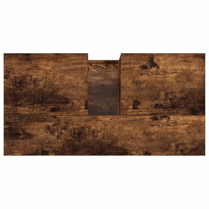 Dulap de baie, stejar afumat, 65x33x60 cm, lemn prelucrat - WALTI WALTI