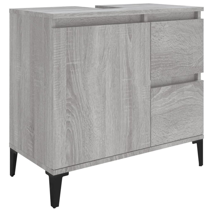Dulap de baie, gri sonoma, 65x33x60 cm, lemn prelucrat - WALTI WALTI
