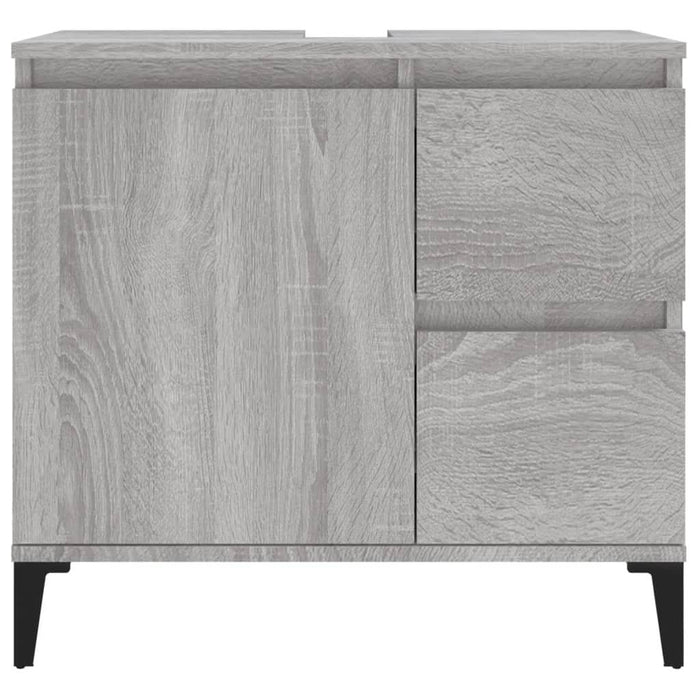 Dulap de baie, gri sonoma, 65x33x60 cm, lemn prelucrat - WALTI WALTI