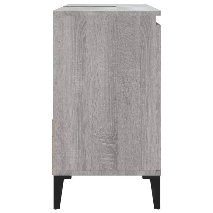 Dulap de baie, gri sonoma, 65x33x60 cm, lemn prelucrat - WALTI WALTI