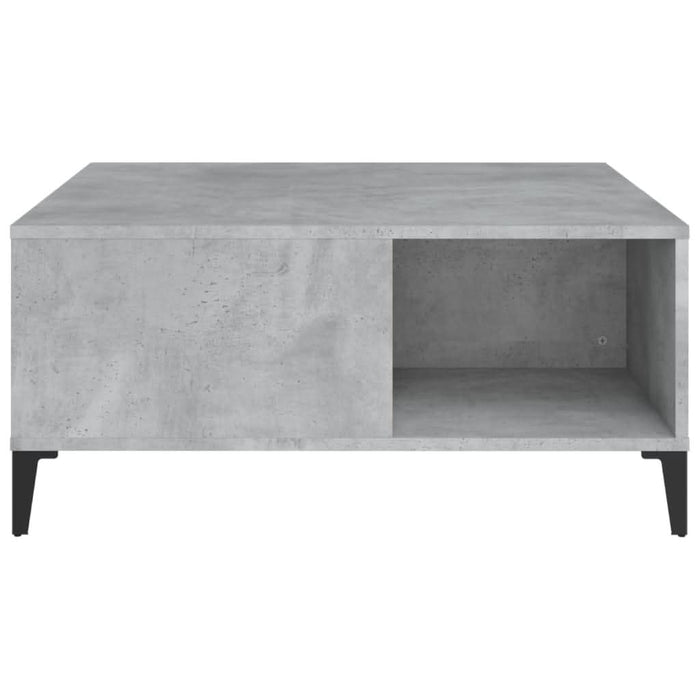 Măsuță de cafea, gri beton, 80x80x36,5 cm, lemn prelucrat - WALTI WALTI