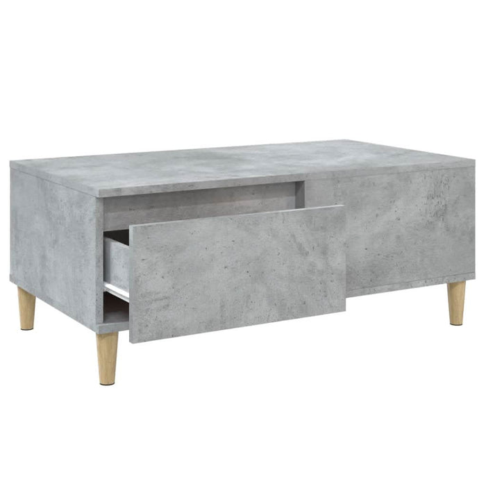 Măsuță de cafea, gri beton, 90x50x36,5 cm, lemn compozit - WALTI WALTI