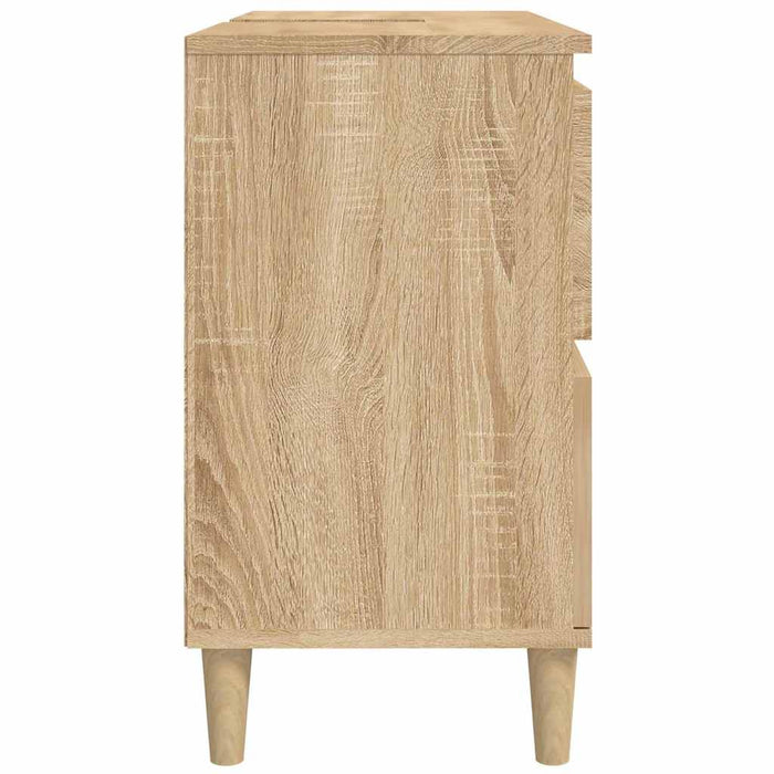 Dulap de chiuvetă, stejar sonoma, 80x33x60 cm, lemn prelucrat WALTI