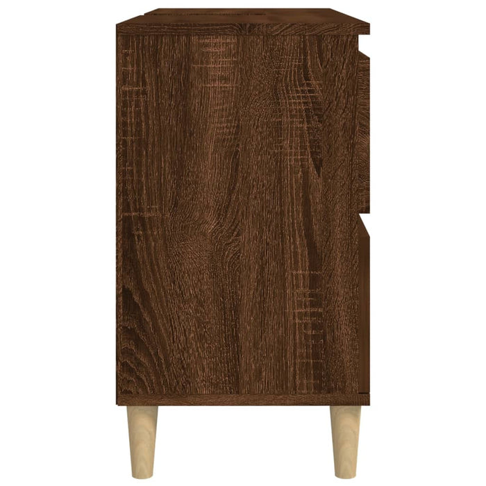 Dulap de chiuvetă, stejar maro, 80x33x60 cm, lemn prelucrat WALTI