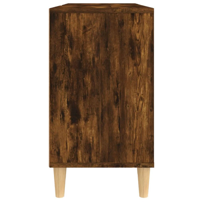 Dulap de chiuvetă, stejar afumat, 80x33x60 cm, lemn prelucrat - WALTI WALTI