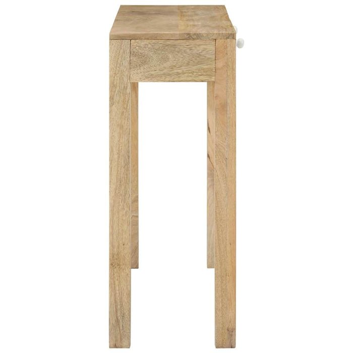 Masă consolă 110x30x75 cm, lemn masiv de mango albit WALTI