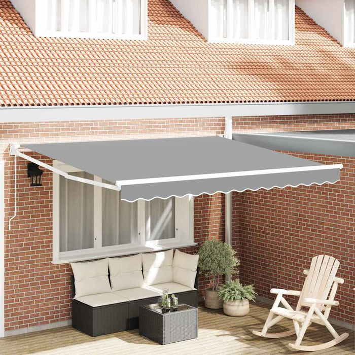 Cortina Retractabilă Manual Alb 300 x 250 cm Aluminiu - WALTI WALTI
