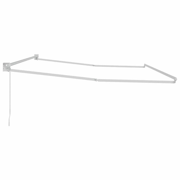 Cortina Retractabilă Manual Alb 450 × 300 cm Aluminiu - WALTI WALTI