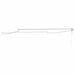 Cortina Retractabilă Alb 300 x 250 cm Aluminiu - WALTI WALTI