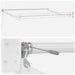 Cortina Retractabilă Alb 300 x 250 cm Aluminiu - WALTI WALTI