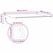 Cortina Retractabilă Alb 400 × 300 cm Aluminiu - WALTI WALTI