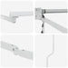 Electric Awning Frame 5 x 3 m Alb Powder-Coated Aluminium - WALTI WALTI