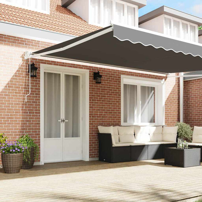 Electric Awning Frame 5 x 3 m Alb Powder-Coated Aluminium - WALTI WALTI