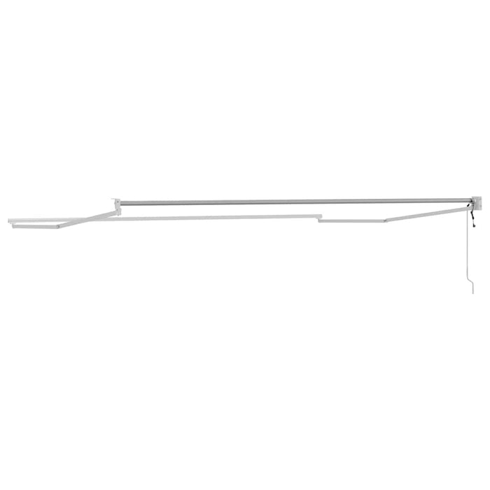 Electric Awning Frame 5 x 3 m Alb Powder-Coated Aluminium - WALTI WALTI
