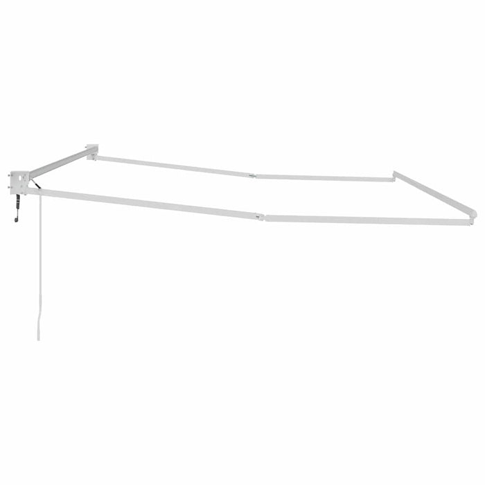 Electric Awning Frame 5 x 3 m Alb Powder-Coated Aluminium - WALTI WALTI