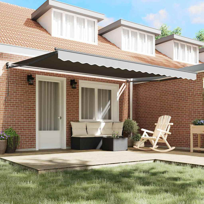 Cadru pentru cort retractabil Antracit 450 × 300 cm Aluminiu WALTI