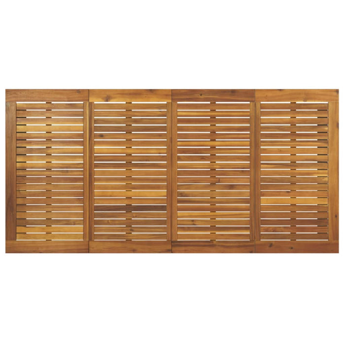 Masă grădină picioare formă de U 180x90x75 cm lemn masiv acacia WALTI