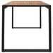 Masă grădină picioare formă de U 140x80x75 cm lemn masiv acacia - WALTI WALTI