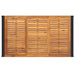 Masă grădină picioare formă de U 140x80x75 cm lemn masiv acacia - WALTI WALTI