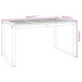 Masă grădină picioare formă de U 140x80x75 cm lemn masiv acacia - WALTI WALTI
