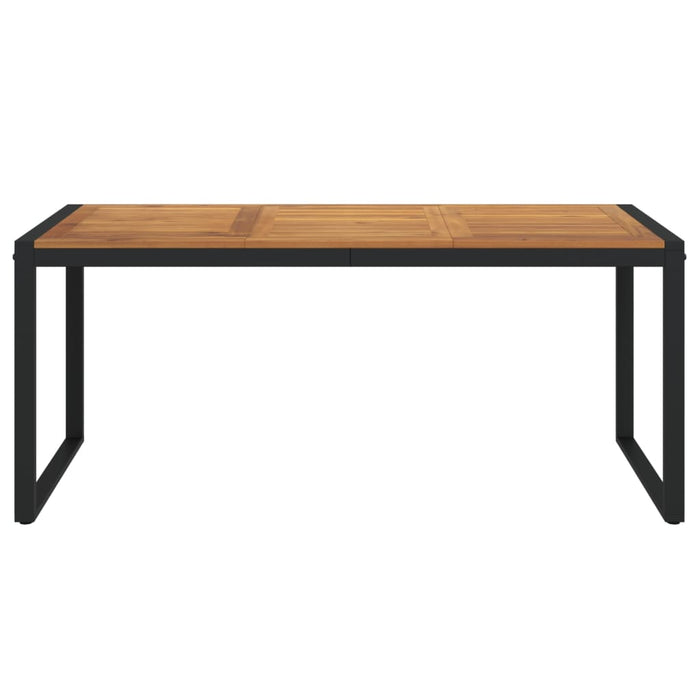 Masă grădină picioare formă de U 180x90x75 cm lemn masiv acacia - WALTI WALTI