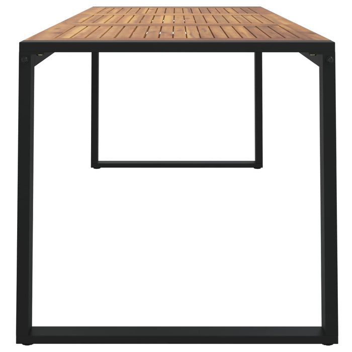 Masă grădină picioare formă de U 180x90x75 cm lemn masiv acacia - WALTI WALTI